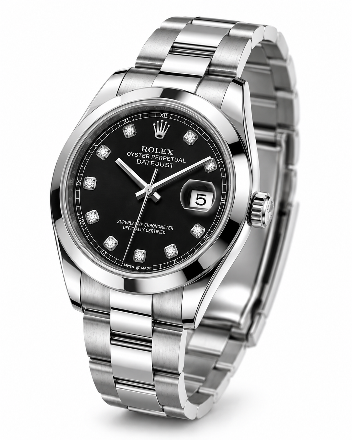 Oyster perpetual Just date Rolex watch