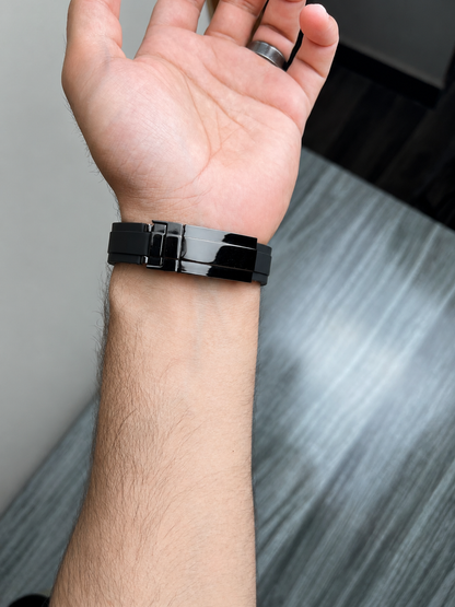 RLX Submariner full black Silicone Watch
