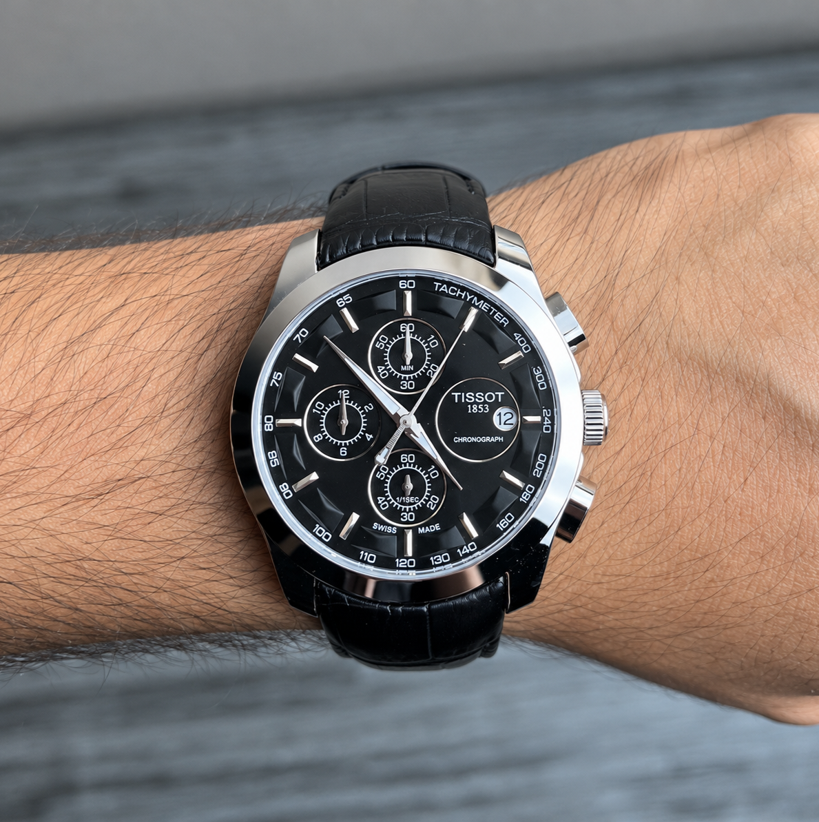 TSOT Black Strap Chronograph