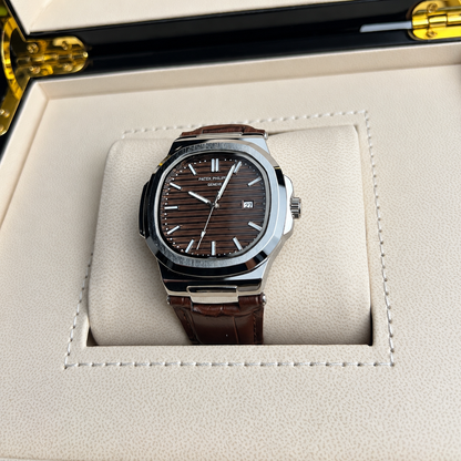 PP Luxury Brown strap Watch