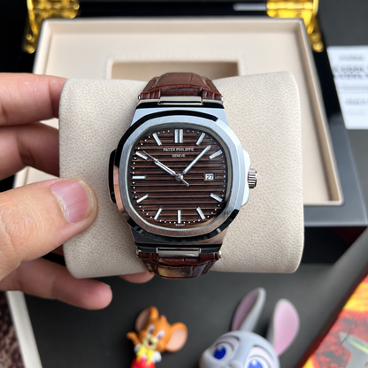 PP Luxury Brown strap Watch