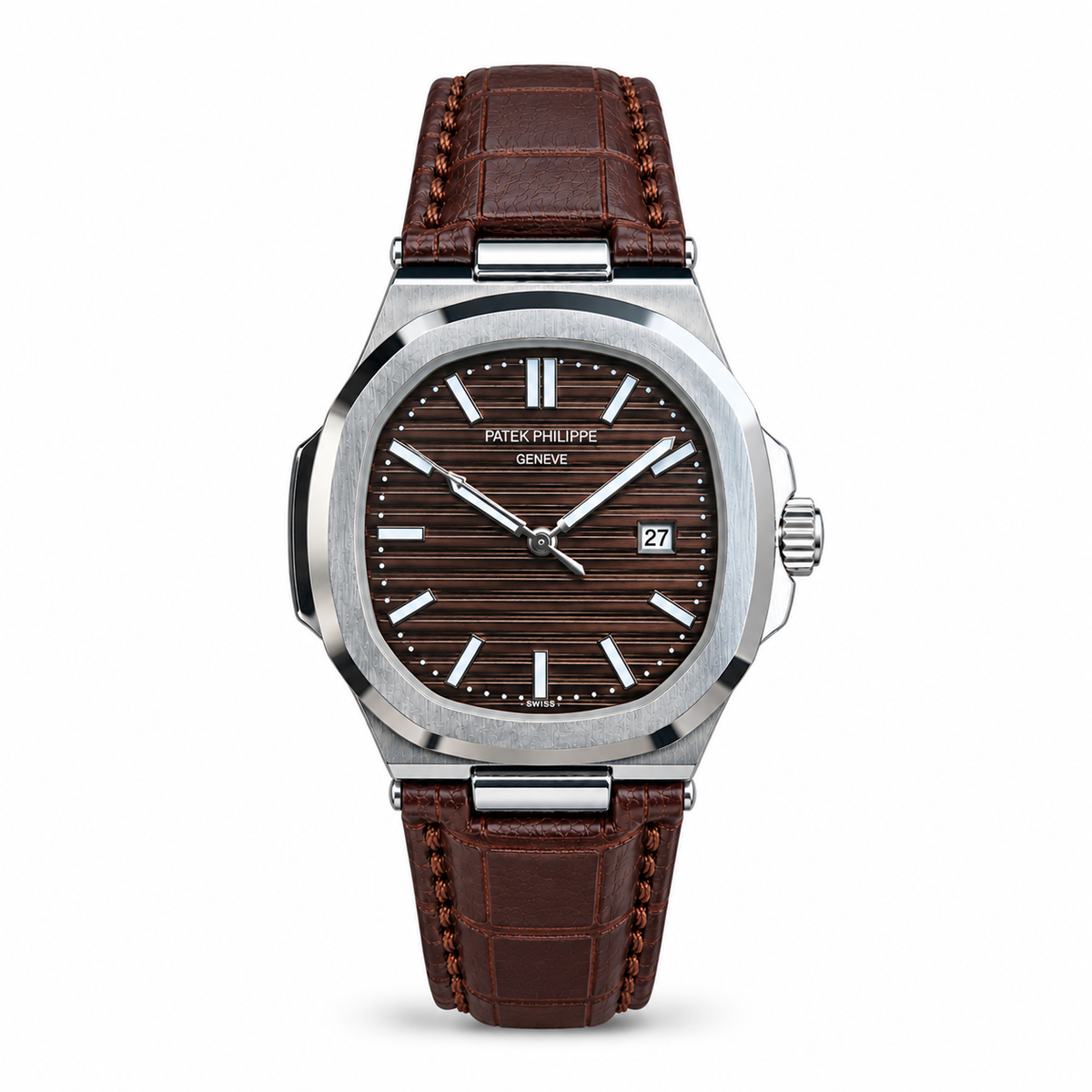 PP Luxury Brown strap Watch