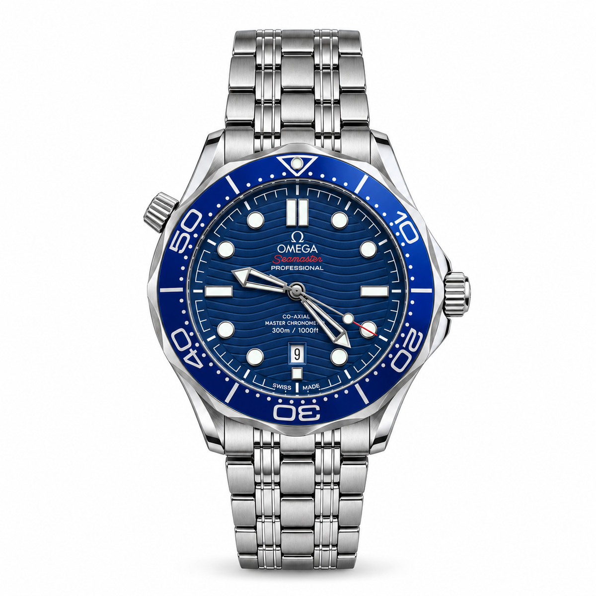 Seamster OMGA Date Only Blue Dial