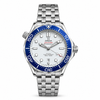 Seamster OMGA Date Only White Dial