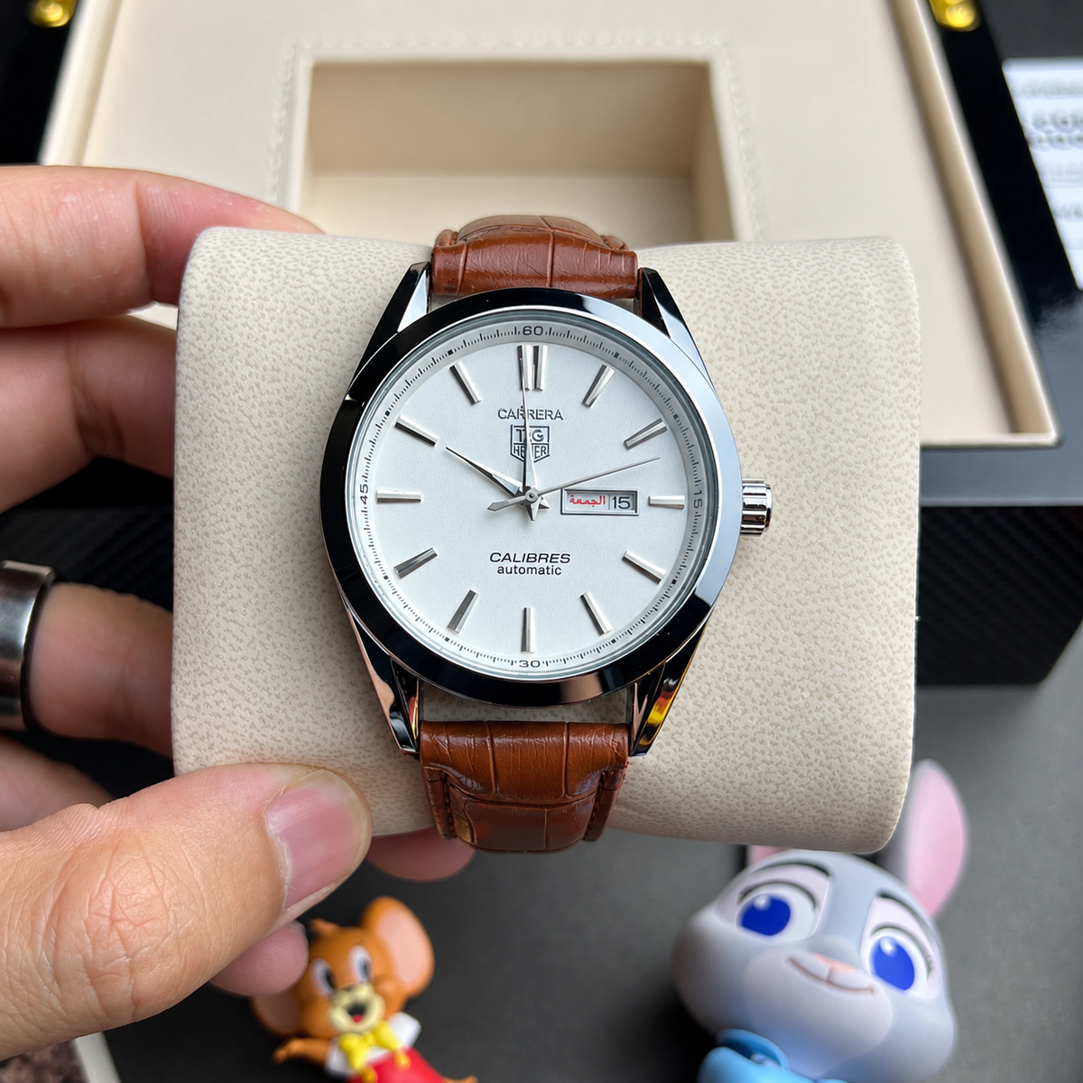 CRERA Premium DAY & DATE Silver Dial