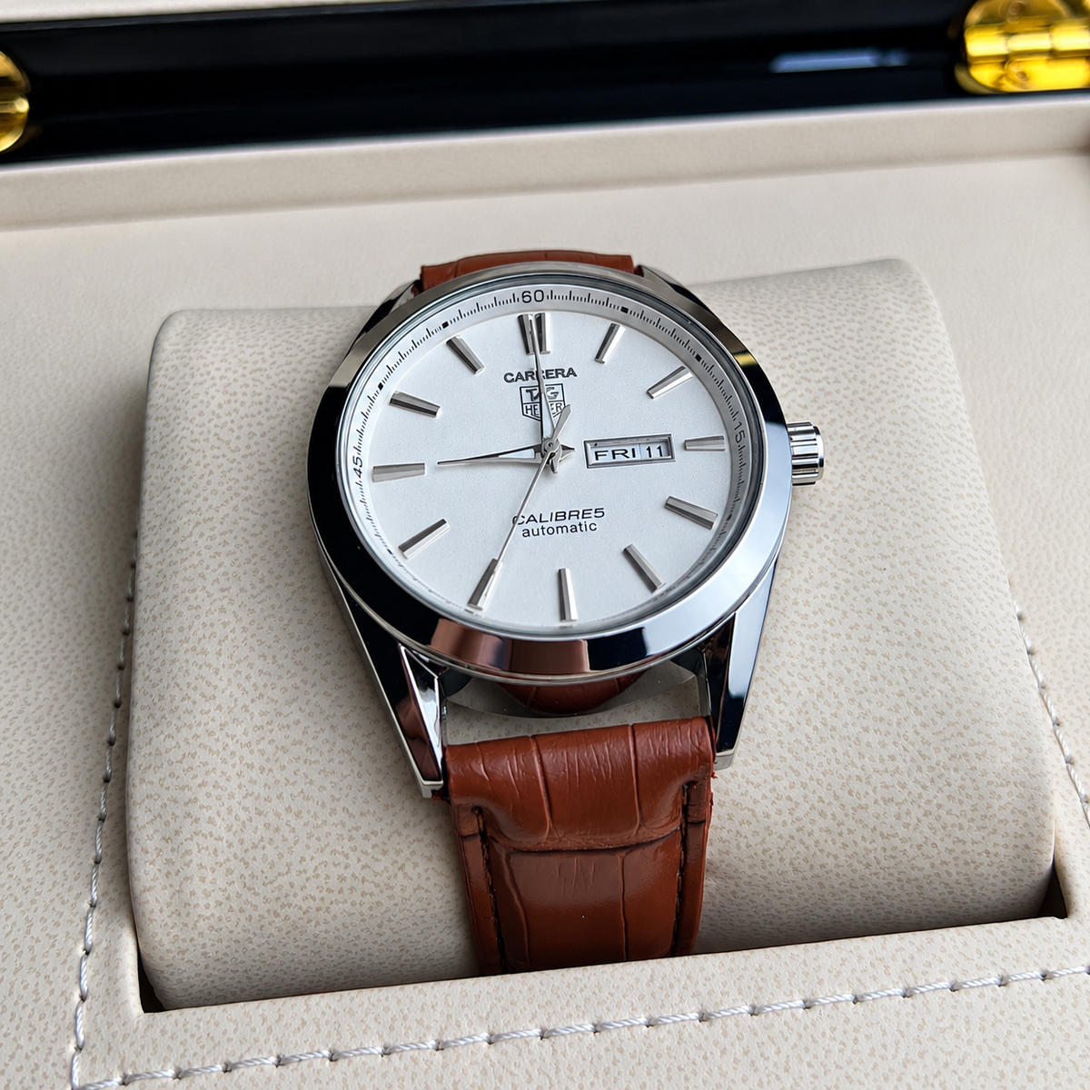 CRERA Premium DAY & DATE Silver Dial