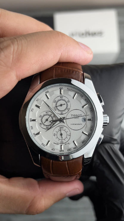 TSOT Brown Strap Chronograph