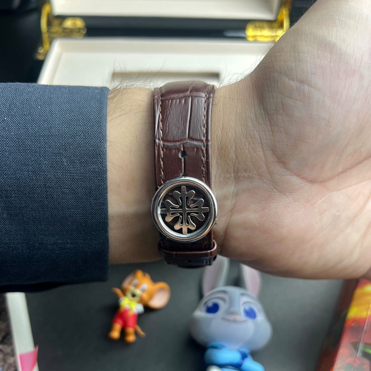 PP Luxury Brown strap Watch
